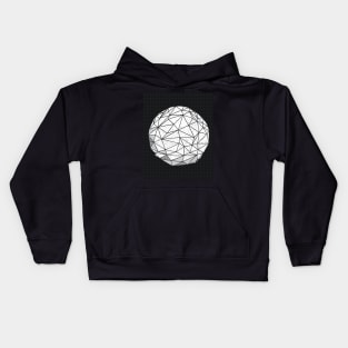 geometric moon Kids Hoodie